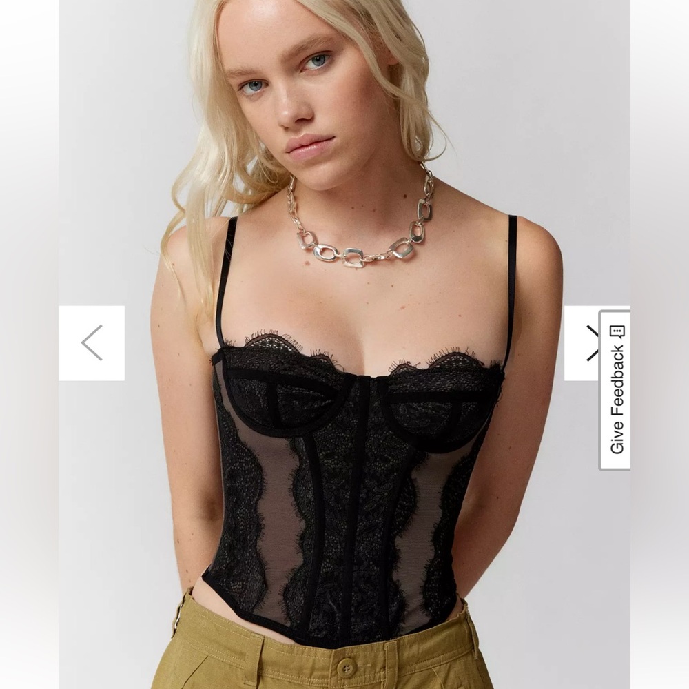 URBAN OUTFITTERS corset top size xs